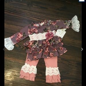 Haute Baby NWT Sugar Plum Swing Set 18M